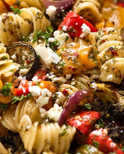 Marinated Vegetarian Pasta Salad