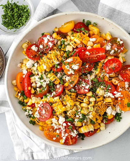 Grilled Corn Salad
