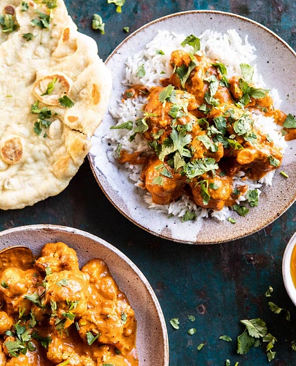 30 Minute Indian Coconut Butter Cauliflower