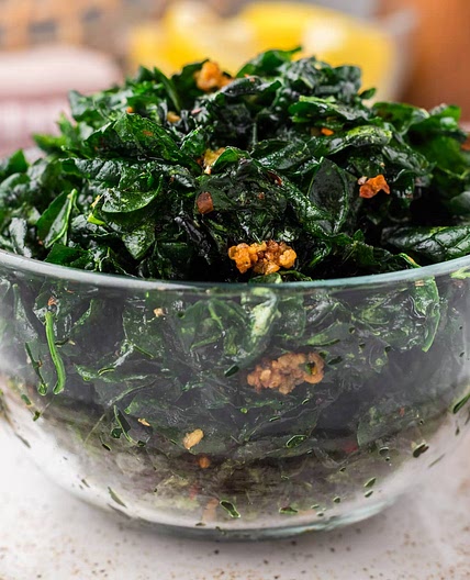 Fried Spinach