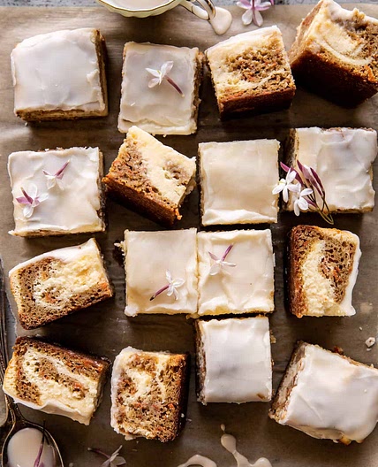 Carrot Cake Cheesecake Bars
