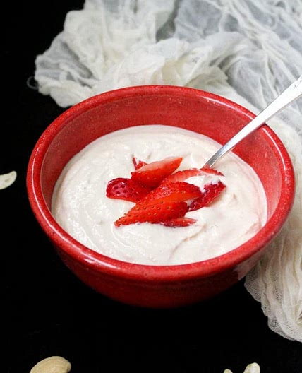 Homemade Cultured Cashew Yogurt
