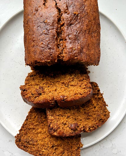 Brown Butter Maple Pumpkin Bread (gluten-free)