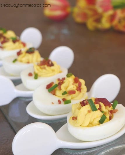 Cream Cheese and Bacon Deviled Eggs