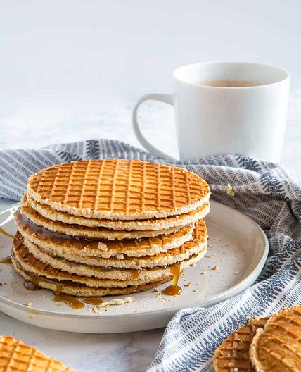 Homemade Dutch Stroopwafels