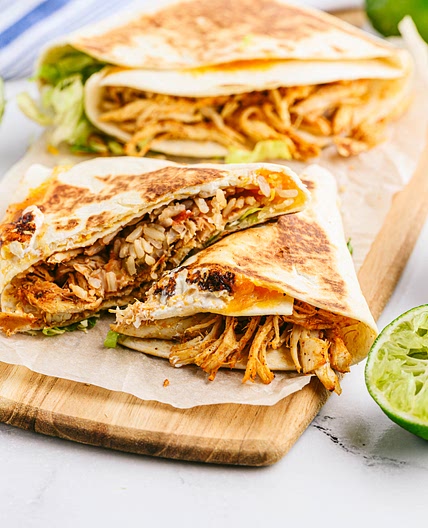 Chili Lime Chicken Crunch Wrap
