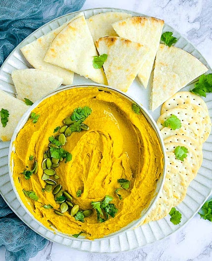 Pumpkin and Black Garlic Hummus
