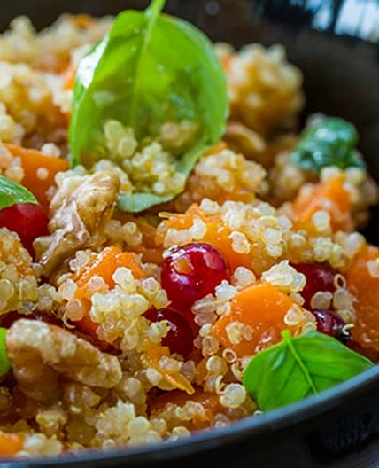 Butternut Squash and Cranberry Quinoa Salad
