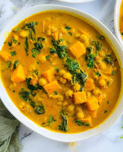 Sweet Potato and Chickpea Curry