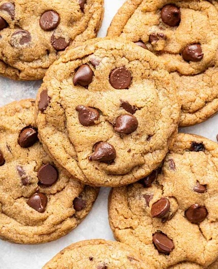 Eggless Chocolate Chip Cookies