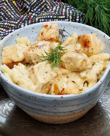 Creamy Mustard Chicken For One