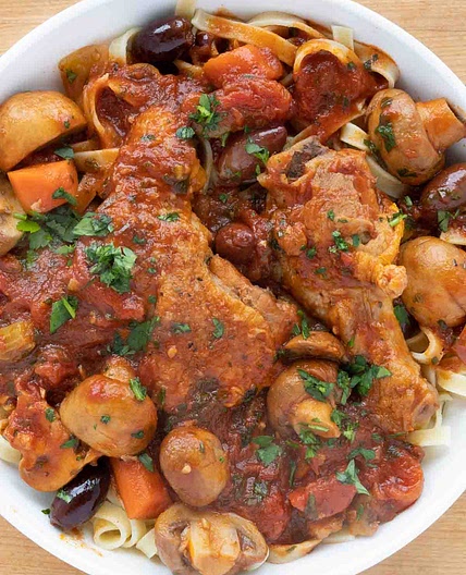 Dutch Oven Chicken Cacciatore Recipe