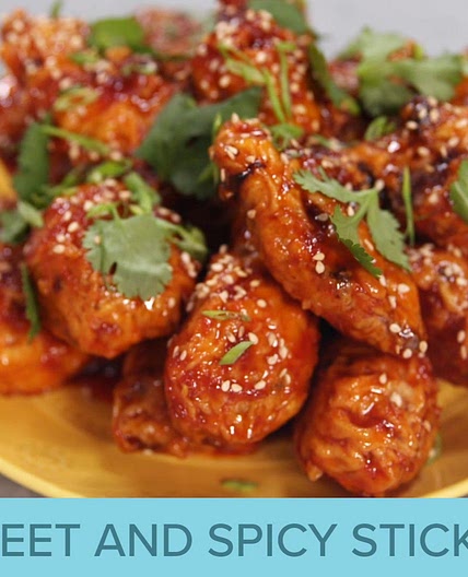 Sweet And Spicy Sticky Wings Recipe by Tasty