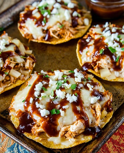 BBQ Chicken Tostada