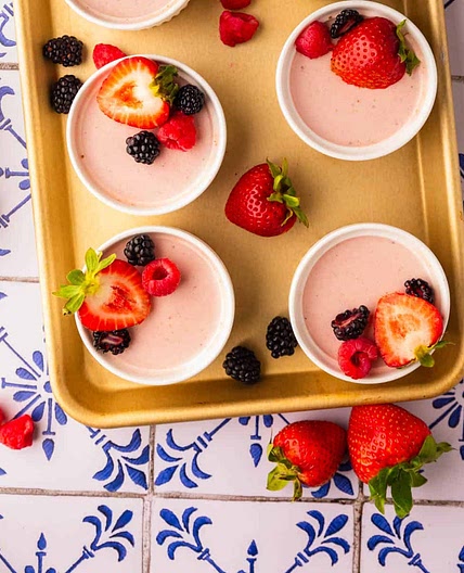 Strawberry Panna Cotta Recipe