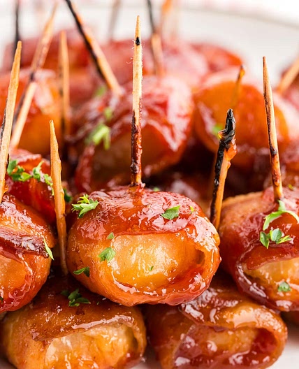 Bacon Wrapped Water Chestnuts