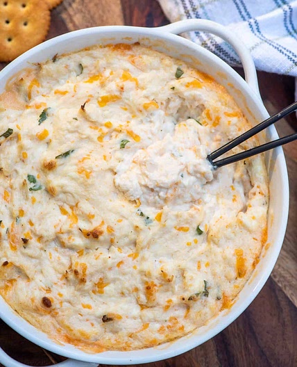 Cheesy Hot Crab Dip