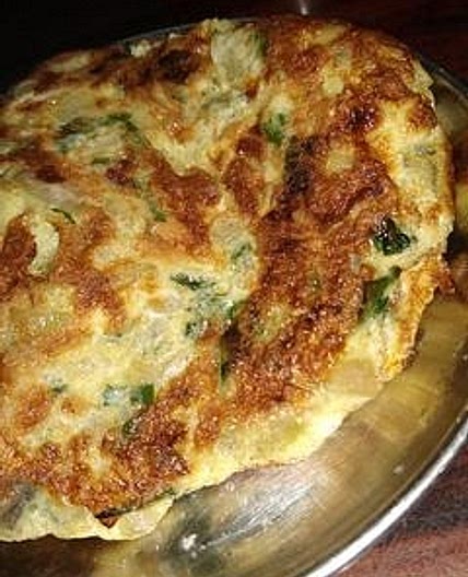 Onion omlette