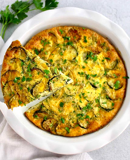 Crustless Zucchini Quiche