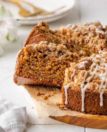 Gluten Free Carrot Cake Coffee Cake