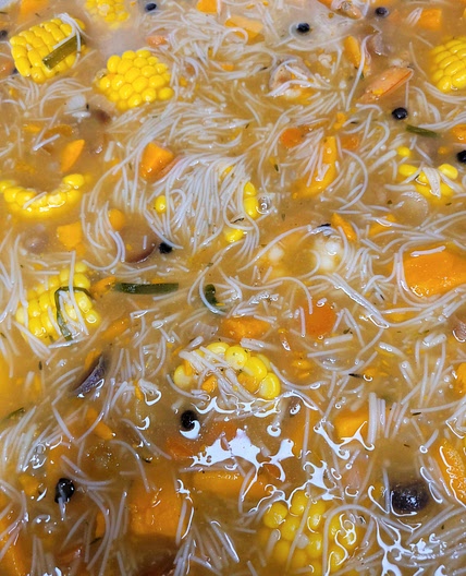 Easy Spicy Shrimp Noodle Soup: Jamaican Style