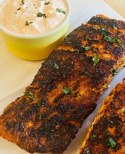 Blackstone Lemon Feta Salmon