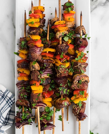 Blackstone Beef Kabobs Recipe