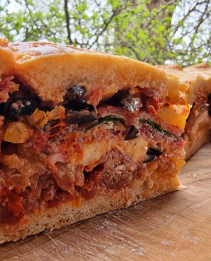 Stuffed Cob - Calabrese Inspired