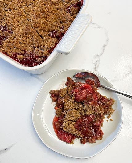 Rhubarb Crisp