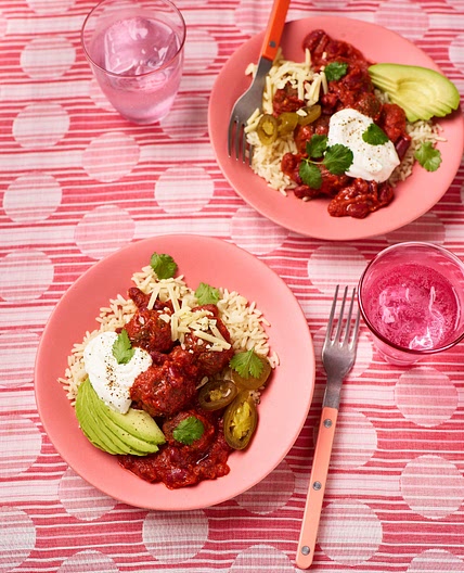 Air Fryer Chilli Con Carne Meatballs
