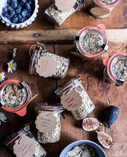 Homemade Instant Oatmeal 5 Ways...For Back to School!