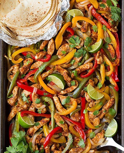 Sheet Pan Chicken Fajitas