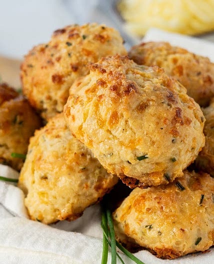 Cheddar Chive Drop Biscuits
