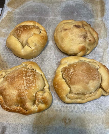 Buns pizza au poulet