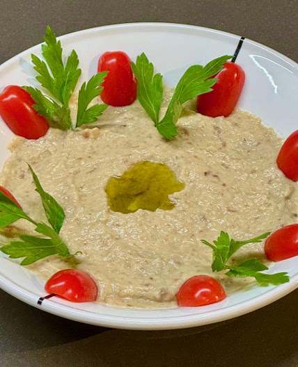 Moutabal - Jordanian eggplant dip