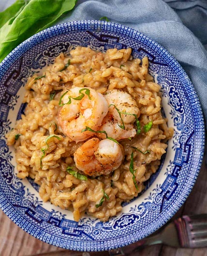 Creamy Shrimp Risotto with Mascarpone