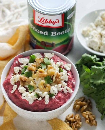 Loaded Beet Hummus