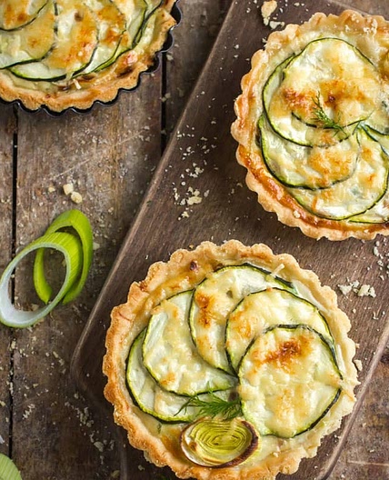 Mini Zucchini Quiche