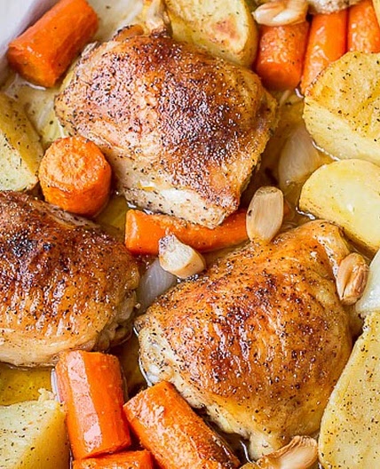 One Pan Chicken & Potatoes