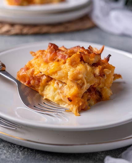 The BEST Buffalo Chicken Casserole (Prepped In 10 Minutes)