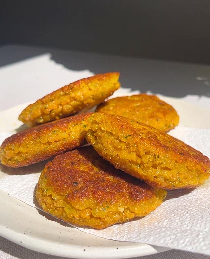 Red Lentil Fritters