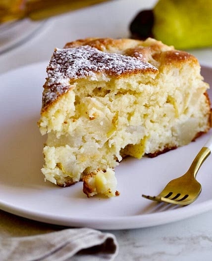 Italian pear tea cake 