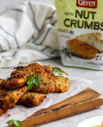 Honey Spiced Nut Crumb Crusted Chicken