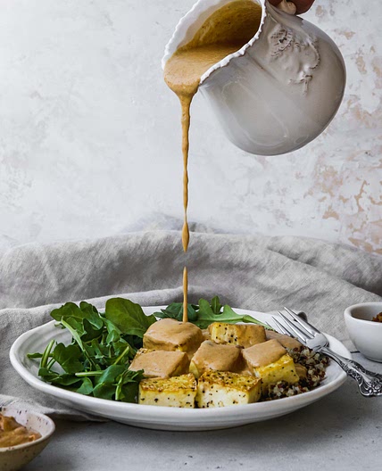 Easy Miso Peanut Sauce (Vegan)