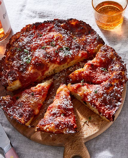 Crispy Cheesy Pan Pizza Recipe From King Arthur Flour