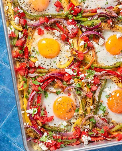 Sheet Pan Eggs and Veggies