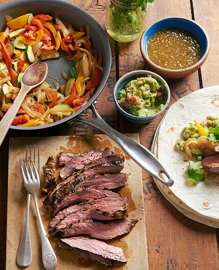 Steak Fajita Burritos