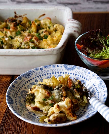 Simple Roasted Vegetable Pasta Bake