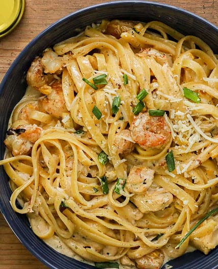 The Best Cajun Chicken And Shrimp Pasta Recipe