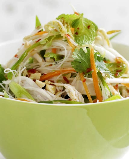 Chicken and vermicelli noodle salad